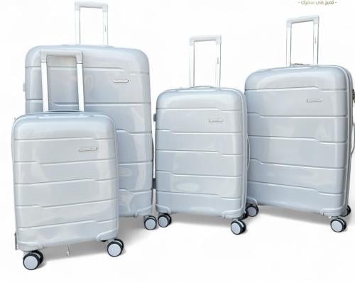 شنط سفر اربع قطع من مادة PP | مقاسات كبيره