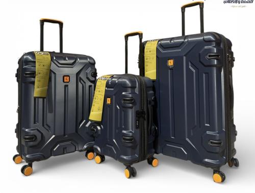 طقم شنط سفر ثلاث قطع تصميم جديد بلو | ٢٠-٢٤-٣٠ انش