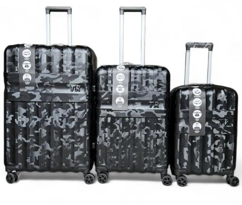 طقم شنط سفر انيقه لون أسود | اكيات للحقائب