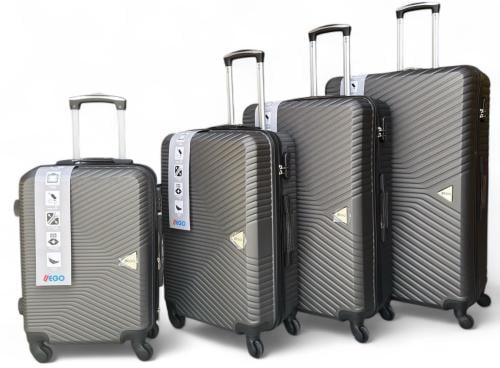 شنط سفر اربع قطع مقاسات كبيره |دارك قري