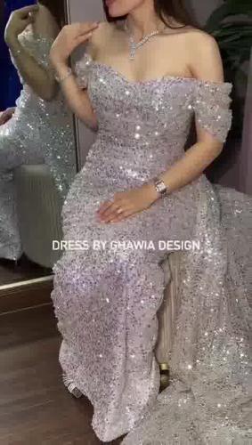 فستان لخامه /كردانه ترتر سهره + تل ناعم + فايبر