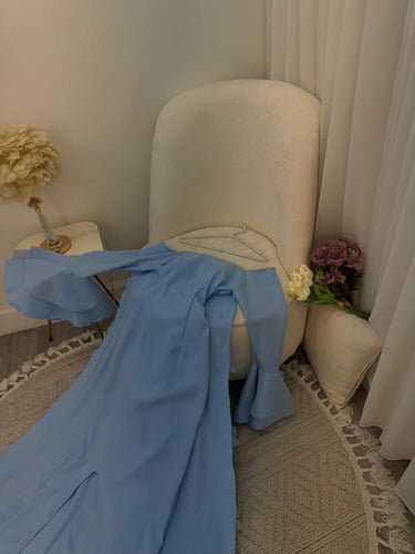 فستان الخامه /: باربي -قص ليزر اورجنزا - تطريز يدو...