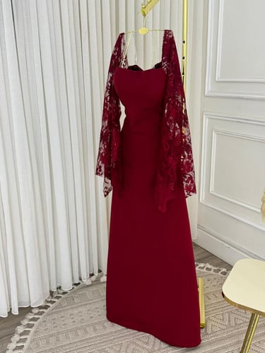 جديد هلو نوني للفساتين فستان الخامه:باربي-دانتيل