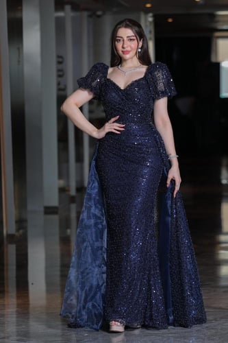 فستان الخامه: ترتر+ تفته استرتش + اورجنزا ساده