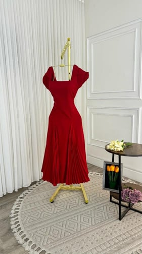 فستان سهرة ملكي – بليسيه أنيق