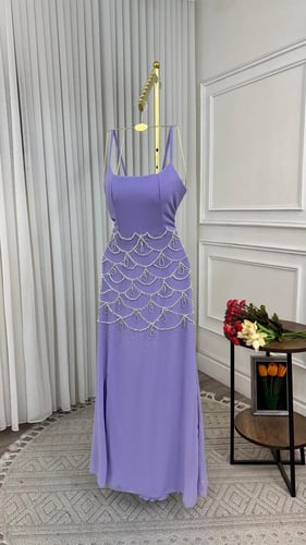 Purple Shine | فستان بنفسجي أنيق