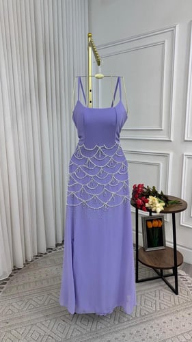 Purple Shine | فستان بنفسجي أنيق