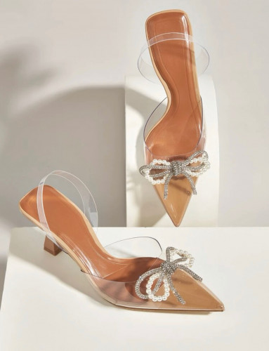 كعب عالي مزخرف مفتوح