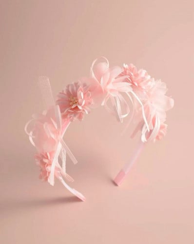 طوق شعر بنات وردي