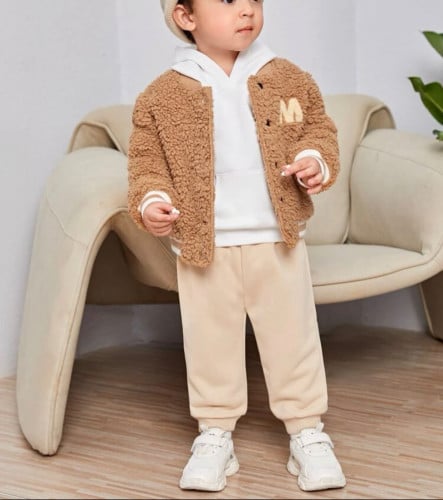 جاكيت اطفال بني