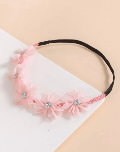 ربطة شعر اطفال وردي