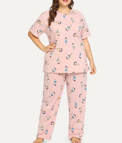 طقم بجاما برسوم