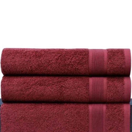 منشفة حمام كبيرة من القطن المصري- 90×172