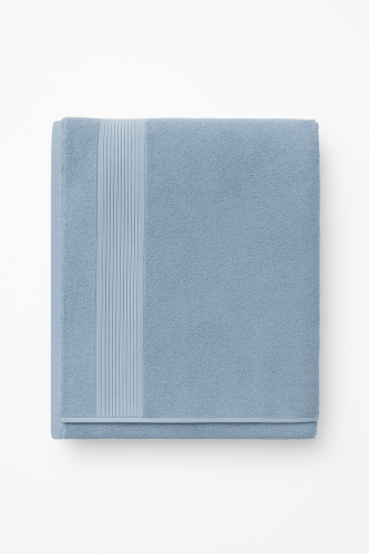 منشفة حمام قطنية فاخرة أزرق رمادي عالية الامتصاص –...