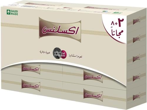مناديل الوجه إكسلنس طبقتين – نعومة فائقة ونظافة مث...