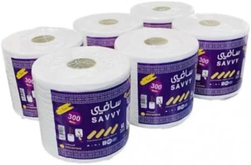 سافي شوب ماكس رول 6 لفات × 300م – مناديل ورقية اقت...