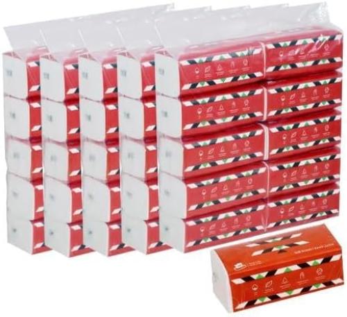 أمناديل سدو حمراء فاخرة بنقشة تراثية - تصميم أنيق...