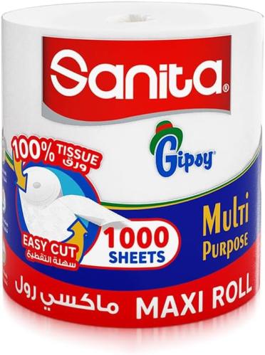 سانيتا جيبسي ماكسي رول – لفة ورقية واحدة 1000 ورقة...