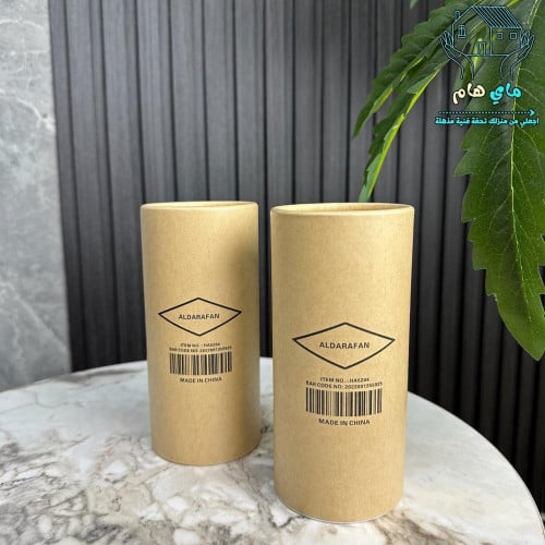 مناديل اسطوانية فاخرة للمناسبات 4 حبة اللون بنى