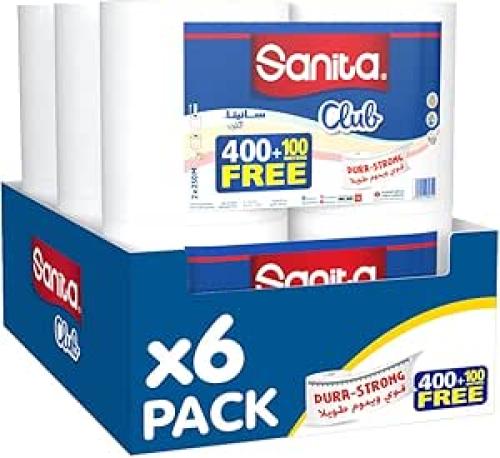 سانيتا كلوب ماكسي رول 6 لفات – 400+100 متر مجانًا...