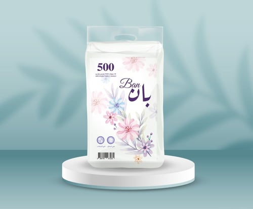 مناديل بان 500 منديل (عبوة من 20 حبه)