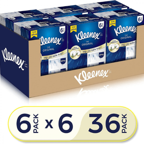 كرتون التوفير كلينكس مناديل اورجينال 70 منديل ،36...