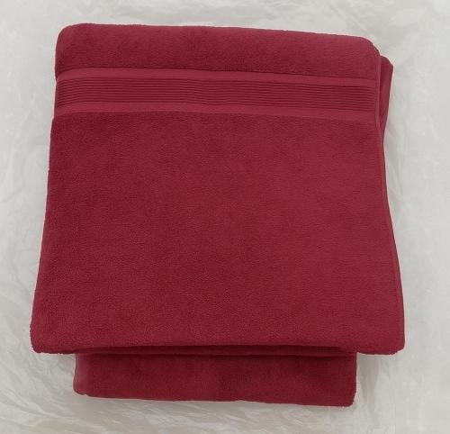 طقم مناشف حمام قطنية فاخرة ماصة وناعمة 100% قطن 70...