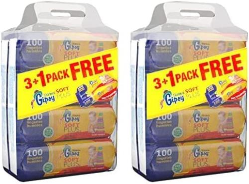 مناديل مبللة جيبسي سوفت بلس من سانيتا كلوب – 100 م...