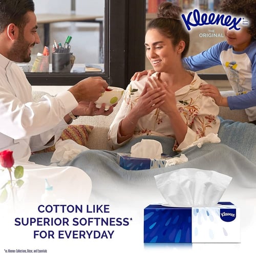 كلينكس مناديل أصلية 152 منديل مزدوج ، 3 علب