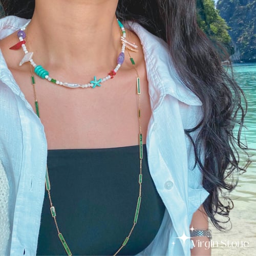 عقد البحر ب احجار كريمه