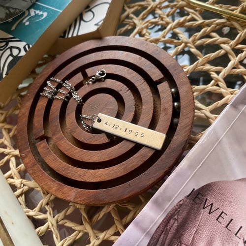 تعليقه من الستانلس ستيل بحفر من اختيارك