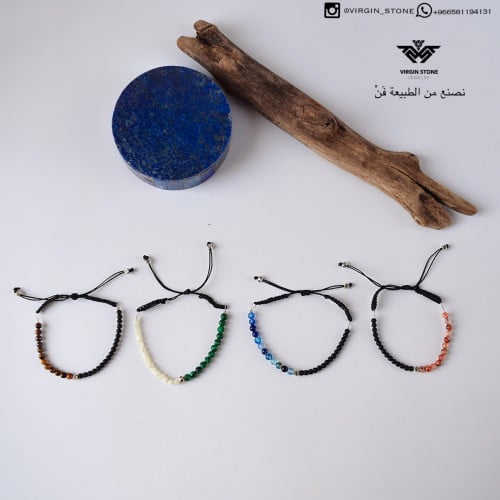 اساور رجاليه من حجر الأونيكس و احجار كريمة اخرى