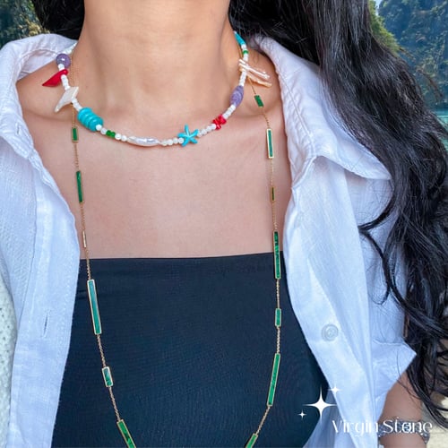 عقد البحر ب احجار كريمه