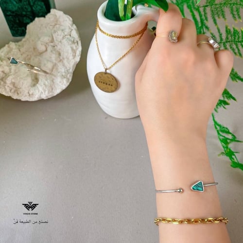 أسوارة الملاكايت الفضه