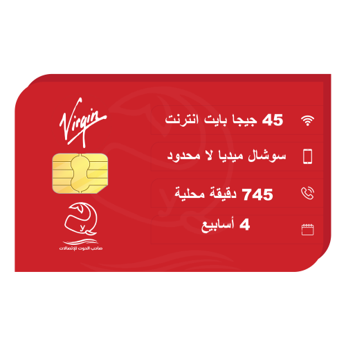 Virgin SIM card 110 for 4 weeks
