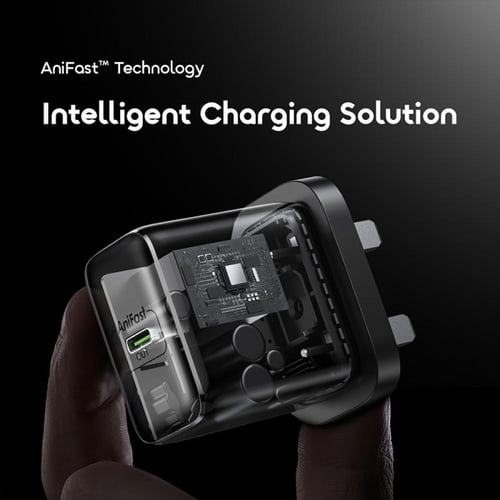 شاحن جداري اورايمو بمنفذ USB-C وبقوة 35 واط مع سلك...