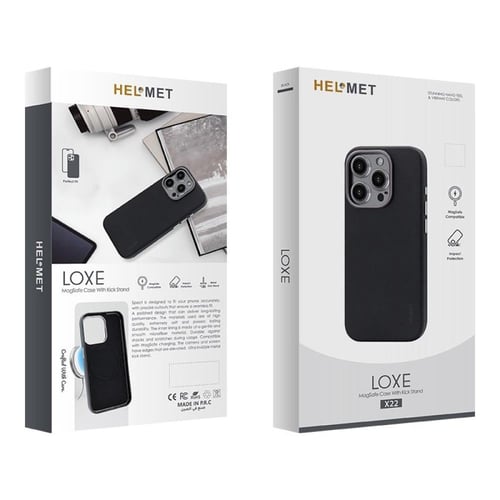كفر حماية Loxe الجلدي من HELMET ايفون 16 بروماكس