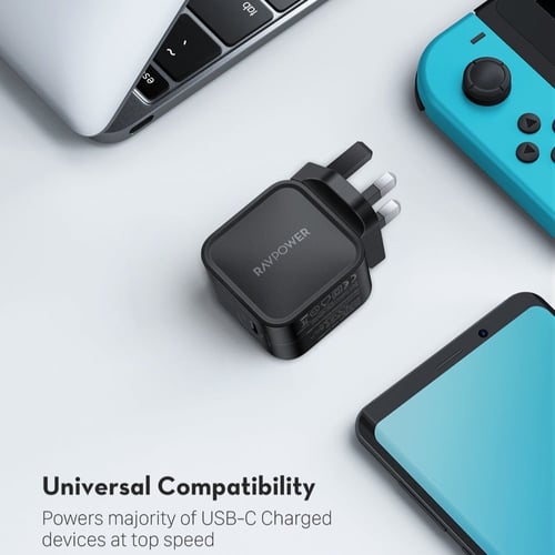 راف باور فيش جداري بقوة 61 واط بتقنية بي دي – اسود...