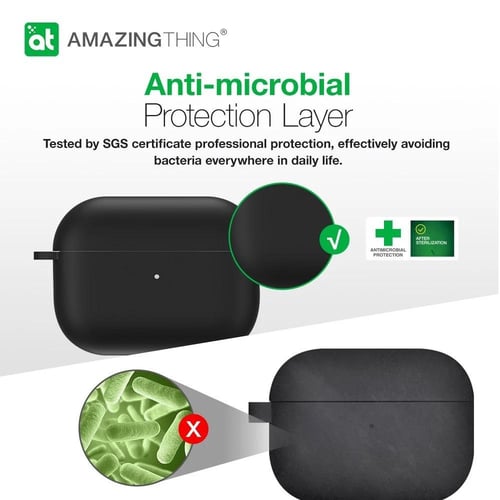 أميزنغ ثينق سموثي كفر لسماعة ايربودز برو 2 اسود