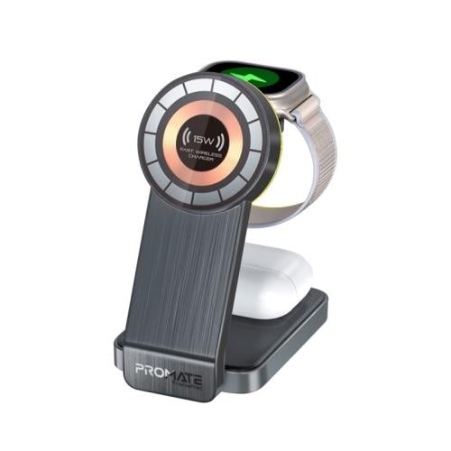 محطة شحن لاسلكية متوافقة مع تقنية ماج سيف 3in1