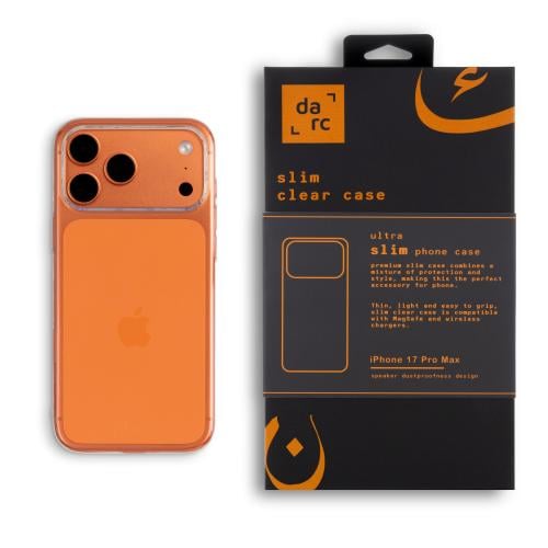 كفر حماية ايفون 17 بروماكس من دارك نحيف - شفاف لام...