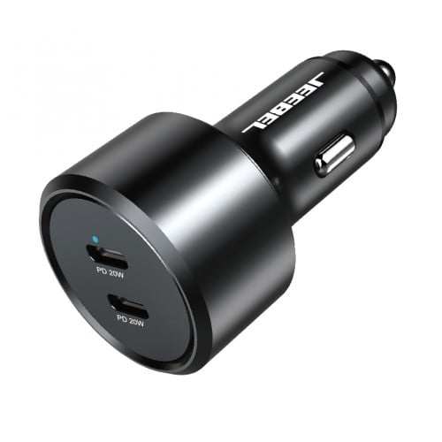 JEEBEL شاحن سيارة 40 واط بنفذين PD