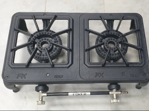 موقد عينين زهر ماركة فوكر الايطالي مع حساس امان مط...