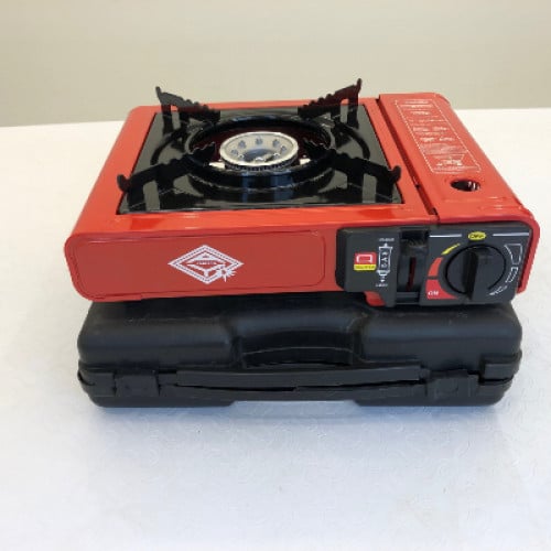 موقد رحلات مع شنطه صناعه صينيه يعمل على علب الغاز...