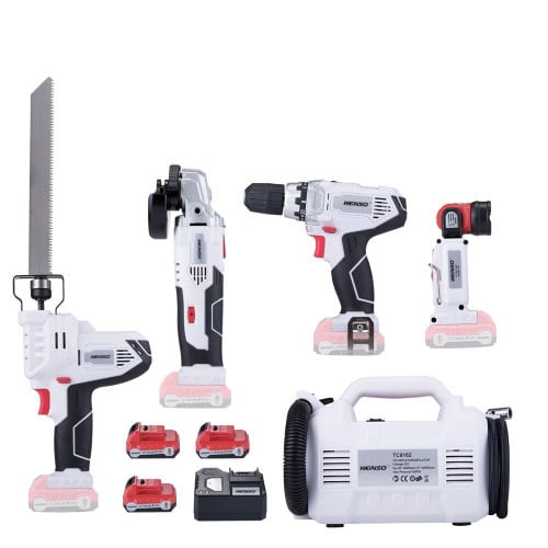 مجموعة عدد منشار جلاخه مثقاب مولد هواء كشاف تعمل D...