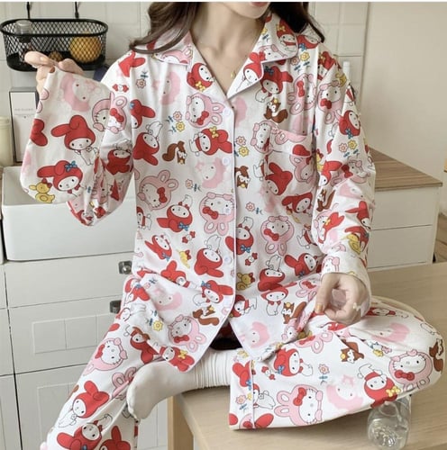 بجامة هيلو كيتي وميلودي