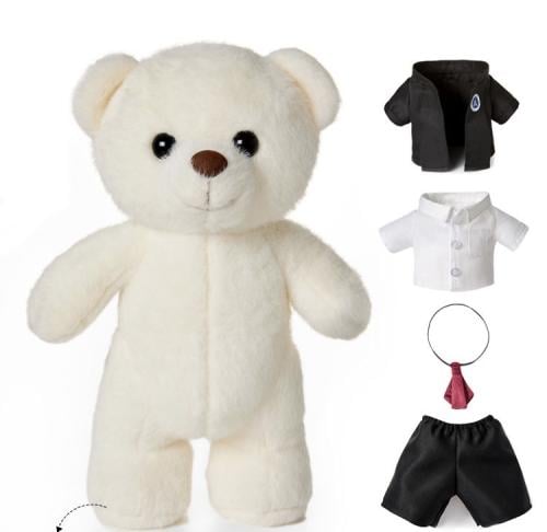 دمية دب مع طقم محامي