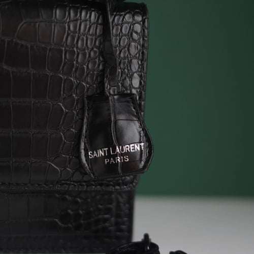 شنطة سان لوران صن سيت جلد تمساح N130