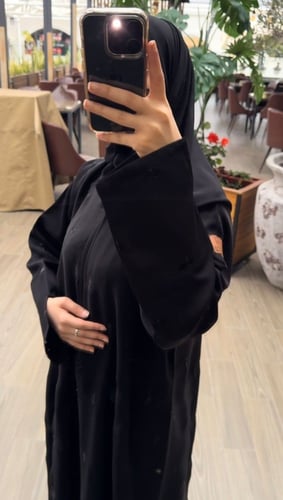 عبايات انترنت قماش تطريز كامل