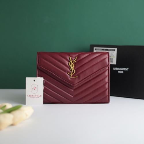 شنطة سان لوران كاسيندرا انفلوب لارج لامعة N106